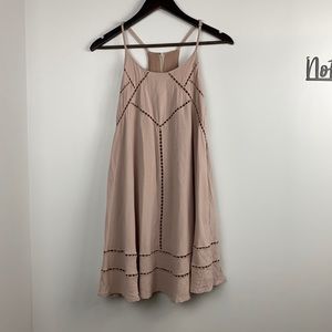 LULUS - NWT Blush Color Halter Top Dress